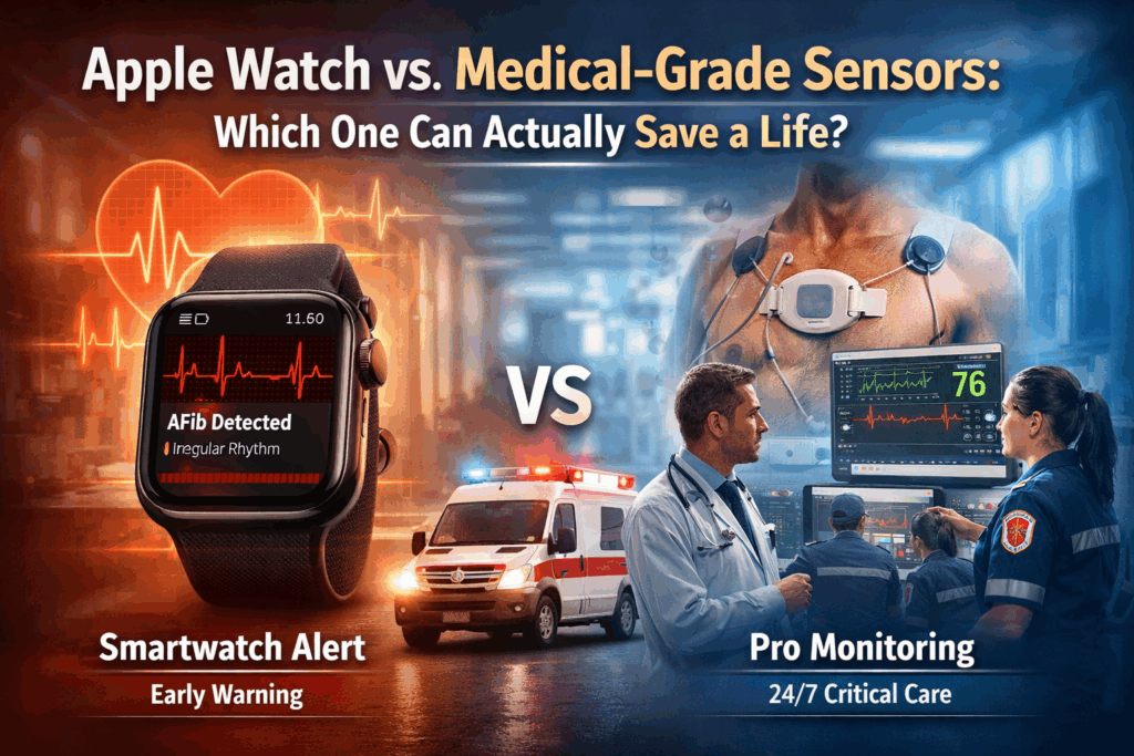 Apple Watch vs. Medical Sensors: Which Truly Saves Lives?